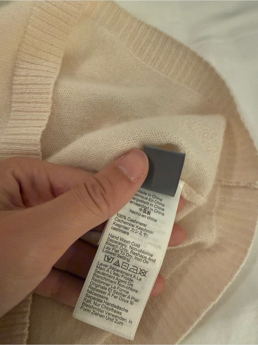 J Crew Cashmere Cream Short-Sleeve Knit Top - Picture 9 of 9